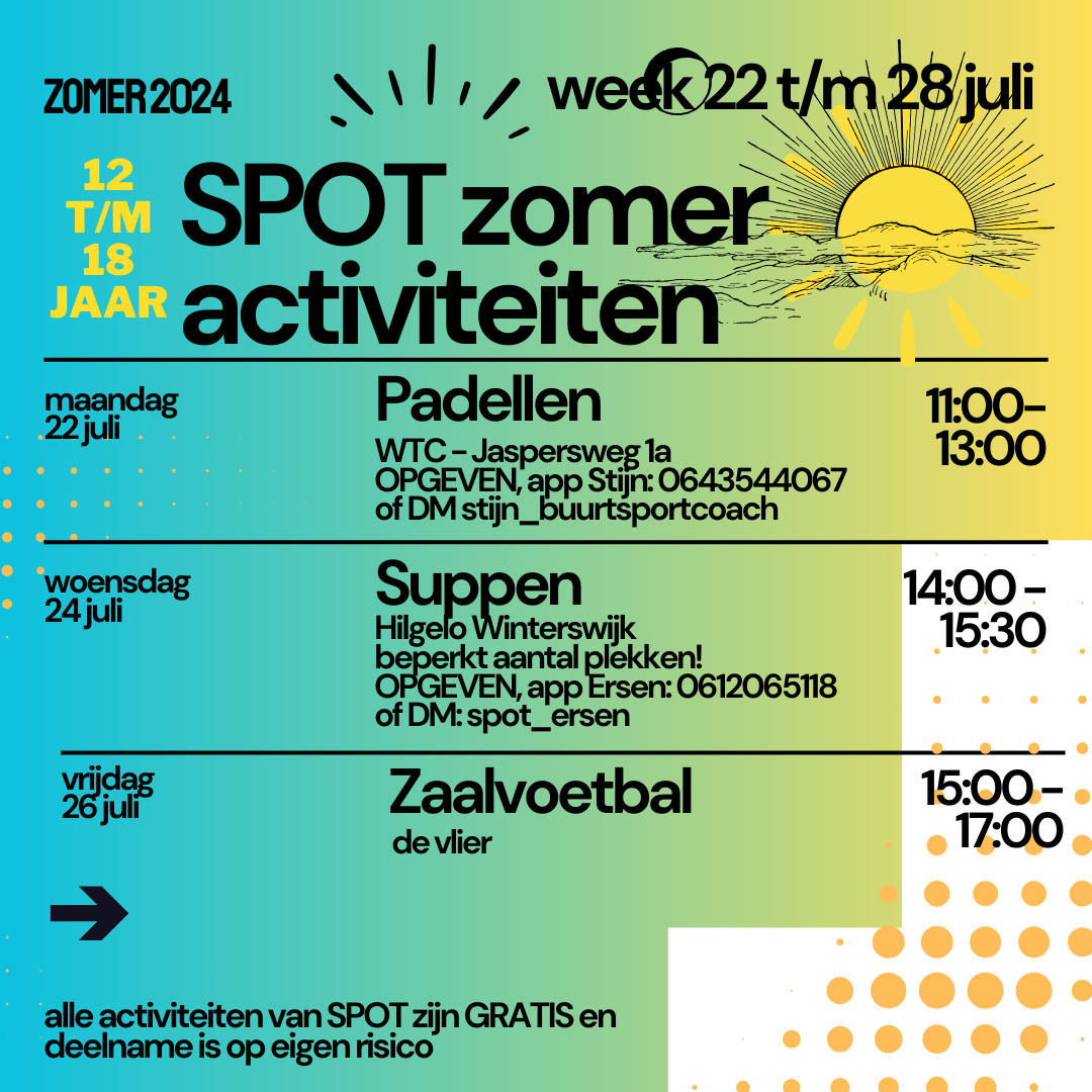 Zomerprogramma